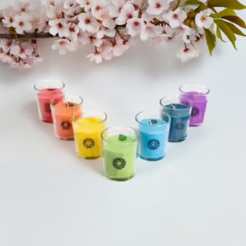 Chakra Scented Candles 250ml – Transform Your Space with Empowering Calm 1 Chakra-Scented-Candles