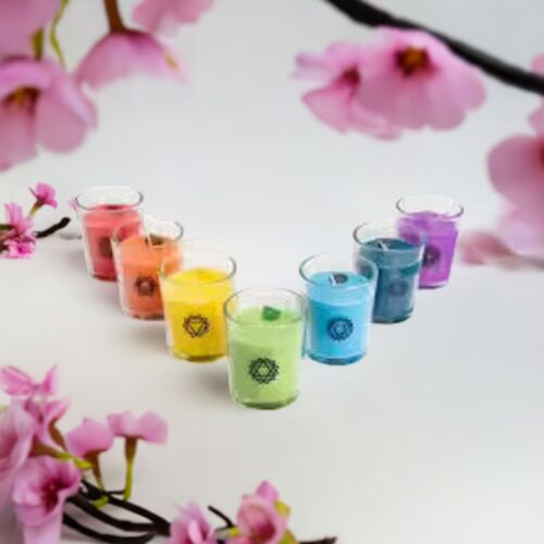 Chakra Scented Candles 250ml – Transform Your Space with Empowering Calm 3 Chakra-Scented-Candles